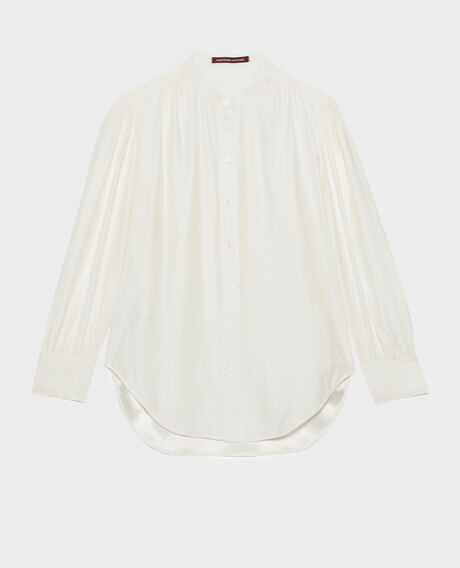Silk shirt 4224 gardenia 2wbl221s02