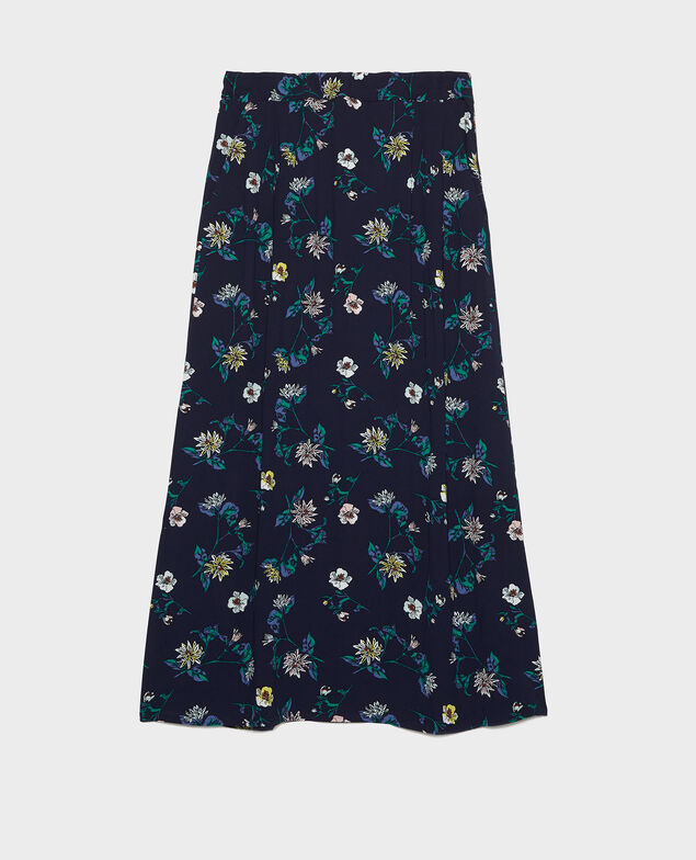 High-waist skirt Herbier maritime maize