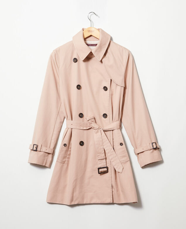 Timeless trench coat Pink beige
