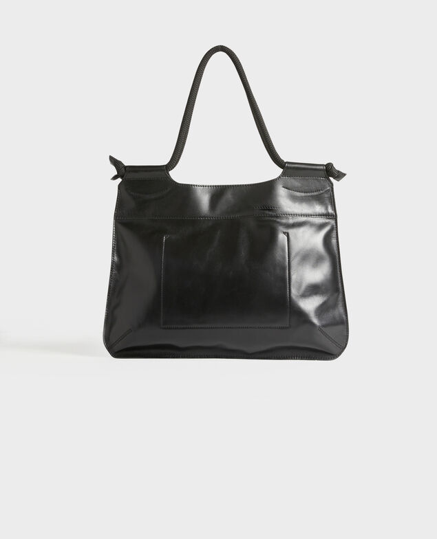 Leather tote Black beauty