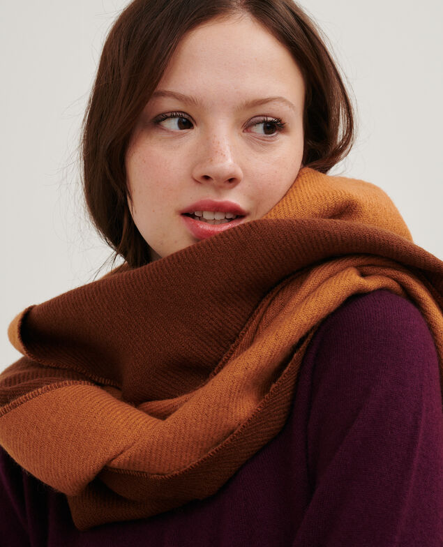 Reversible scarf 6024 sudan brwn