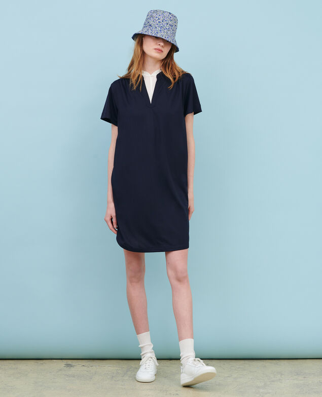 Short-sleeved dress Night sky