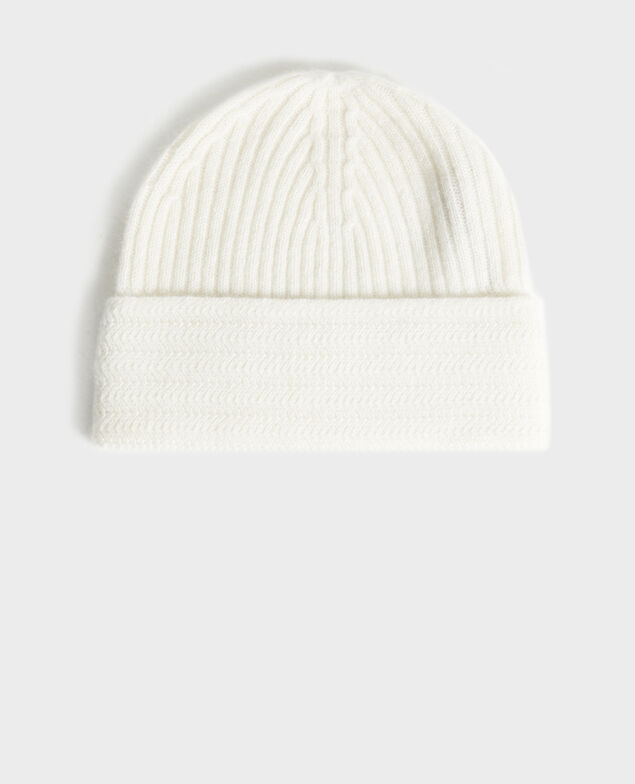 Cashmere beanie Jet stream