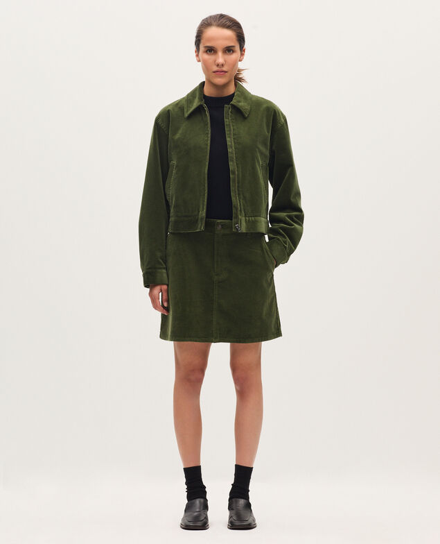 Corduroy jacket U550 green