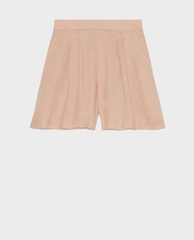 Linen shorts 32 beige