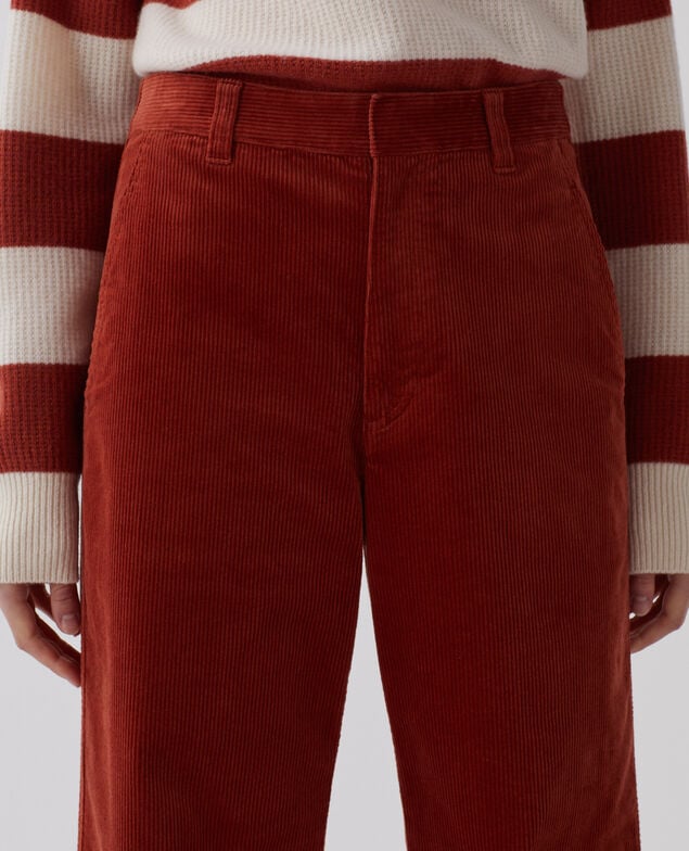 Corduroy trousers U270 orange