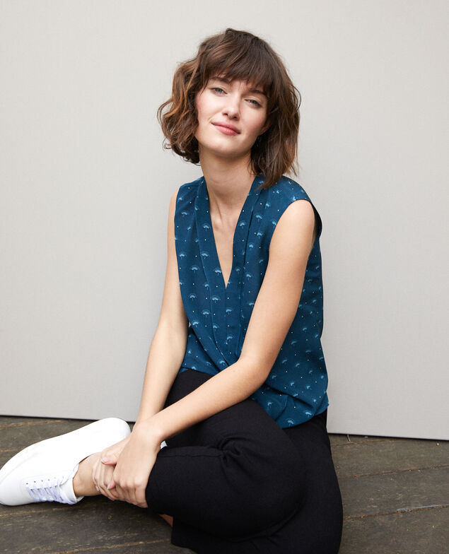 Sleeveless top Blue