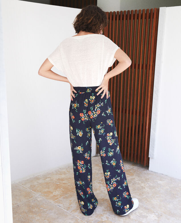 Pyjama-style trousers Blue
