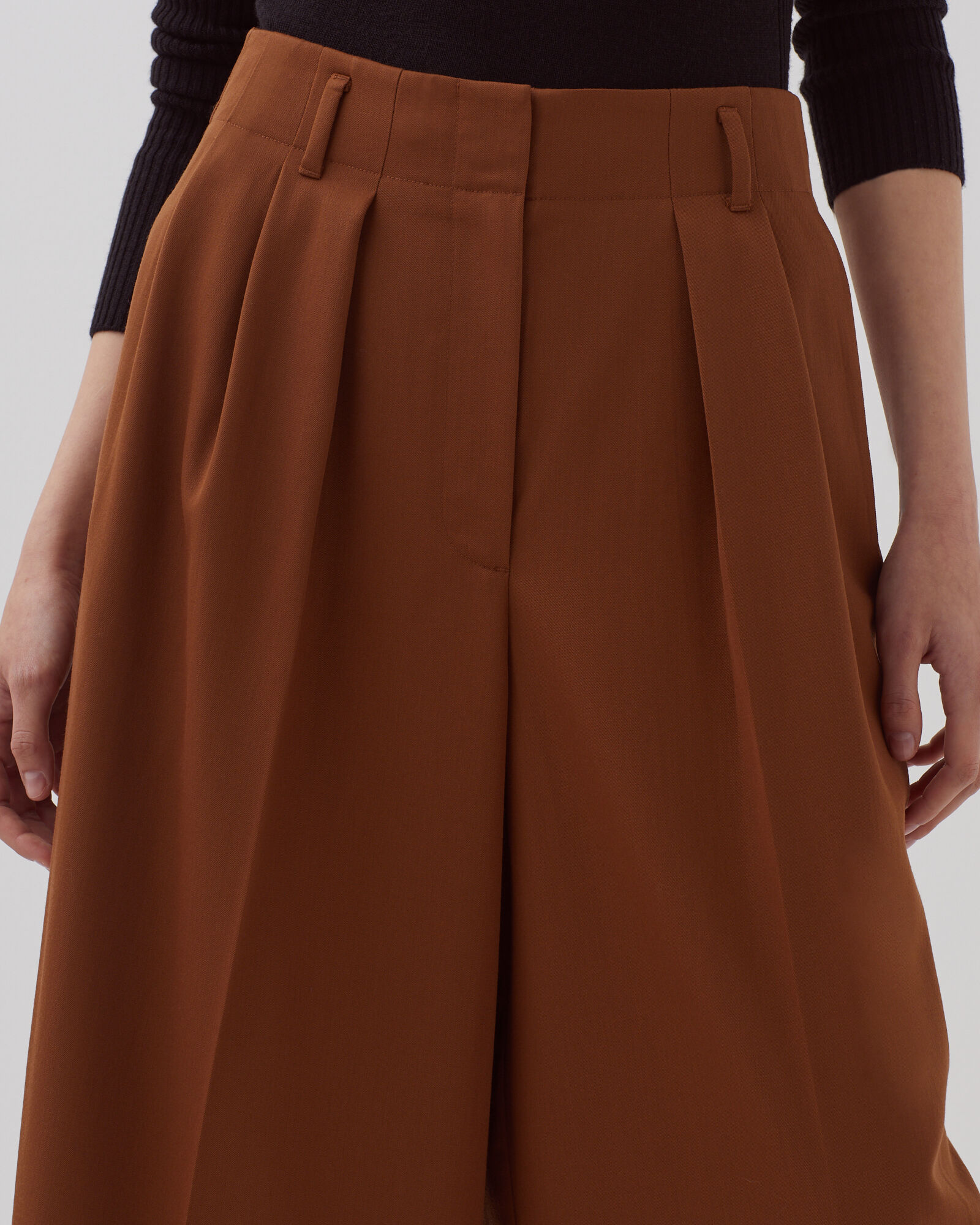 【BAON】22FW★ [BAON] Hipau Cotton Pintuck Pants Raised ver DSC_6731__06398.1694019084.510