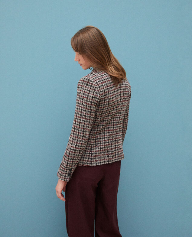 Wool blend blazer Red