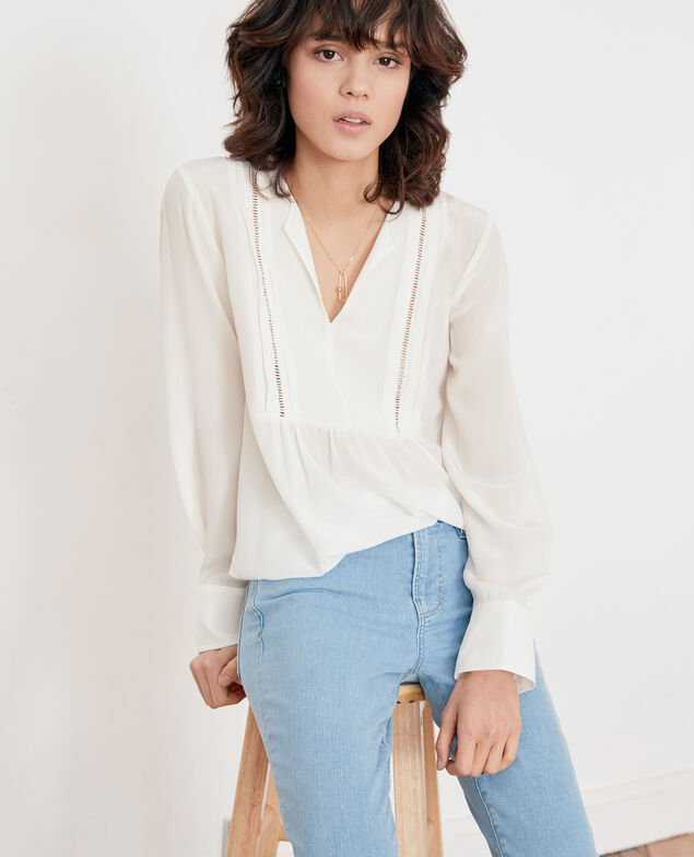Silk blouse Off white
