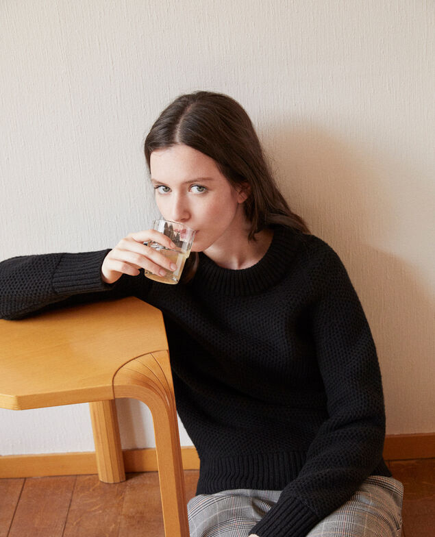 Wool jumper Noir