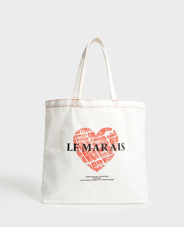 Printed canvas bag Valiant poppy