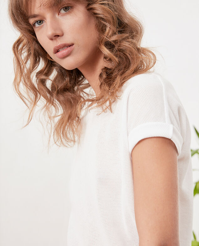 Round neck T-shirt Off white