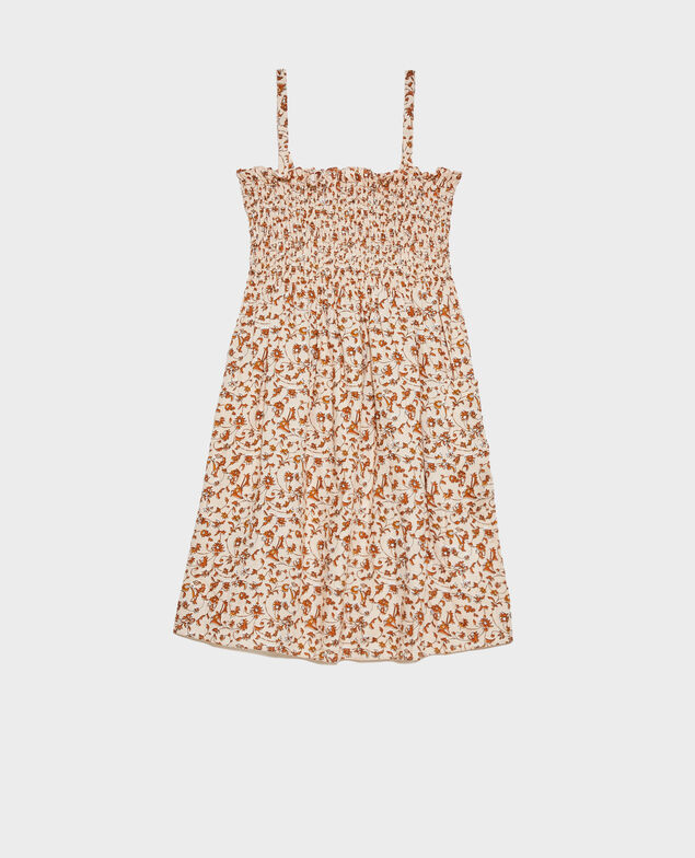 Linen mini dress Indie-small-umber