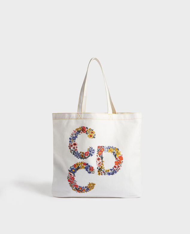 Printed canvas bag Gold fusion