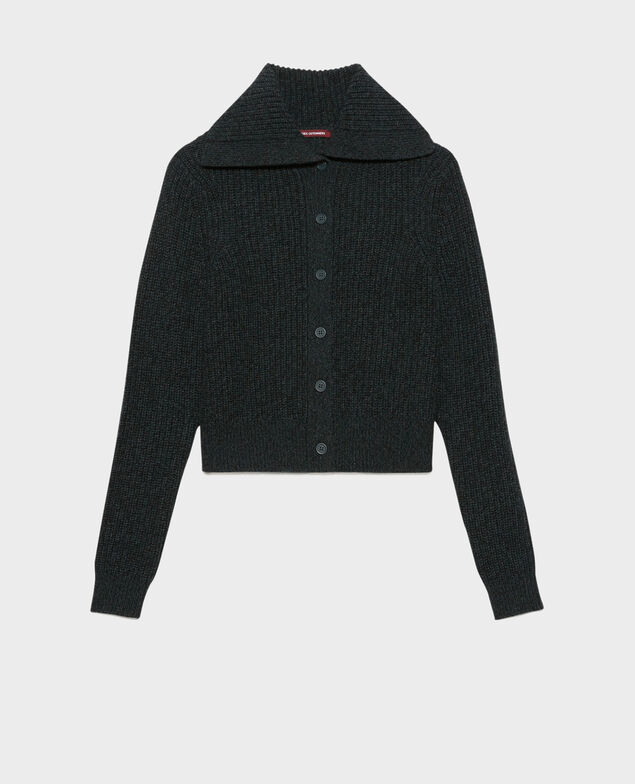 Virgin wool cardigan 8844 55 green