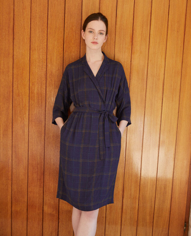 Wrap dress Blue