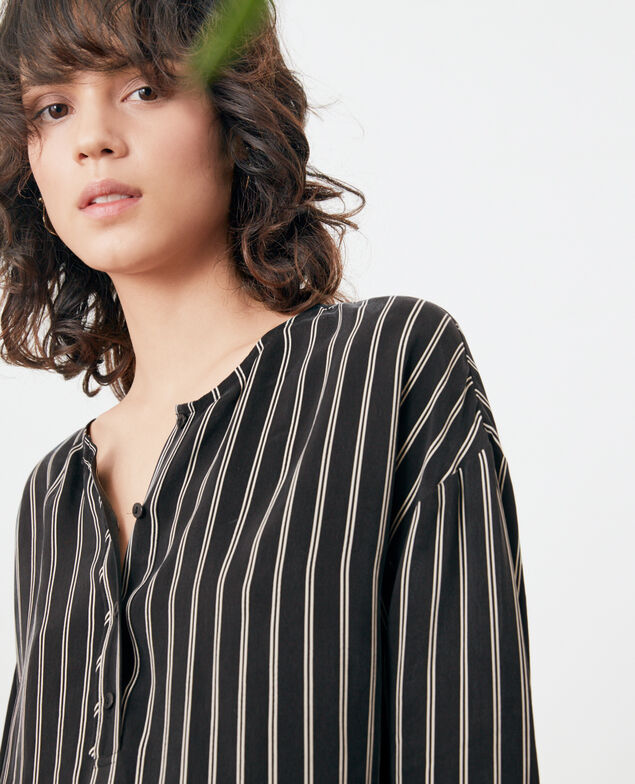 Striped blouse Black/off white stripes
