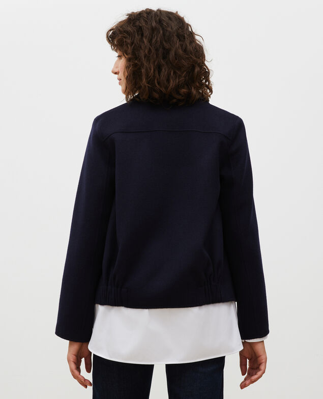  Double-sided wool jacket Night sky