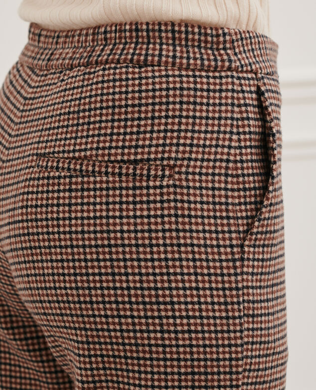 MARGUERITE - Cigarette trousers 6042 check