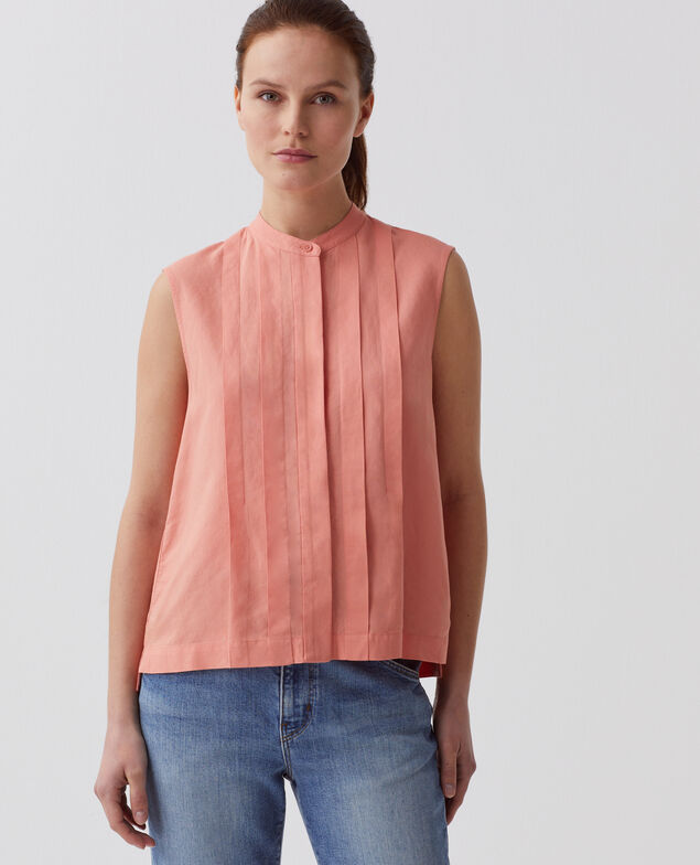 Sleeveless blouse H210 uq pink