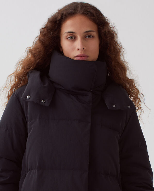 MARGOTTE - Mid-length down jacket H091 black beauty
