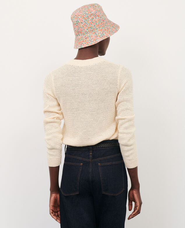 Linen cardigan 01 white