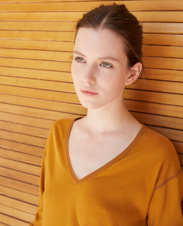  Cotton T-shirt Yellow