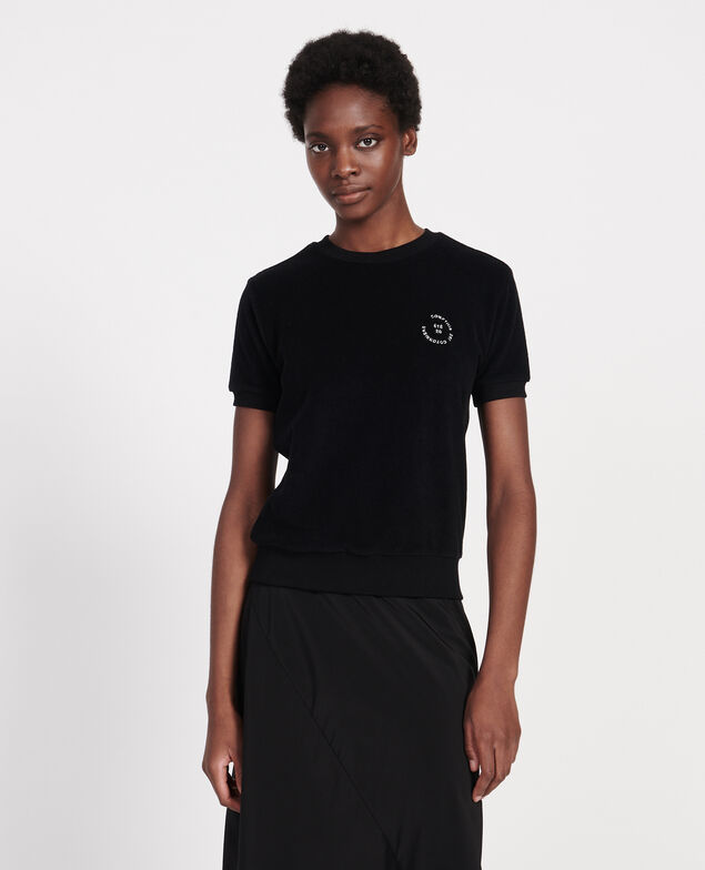 Cotton T-shirt Black beauty