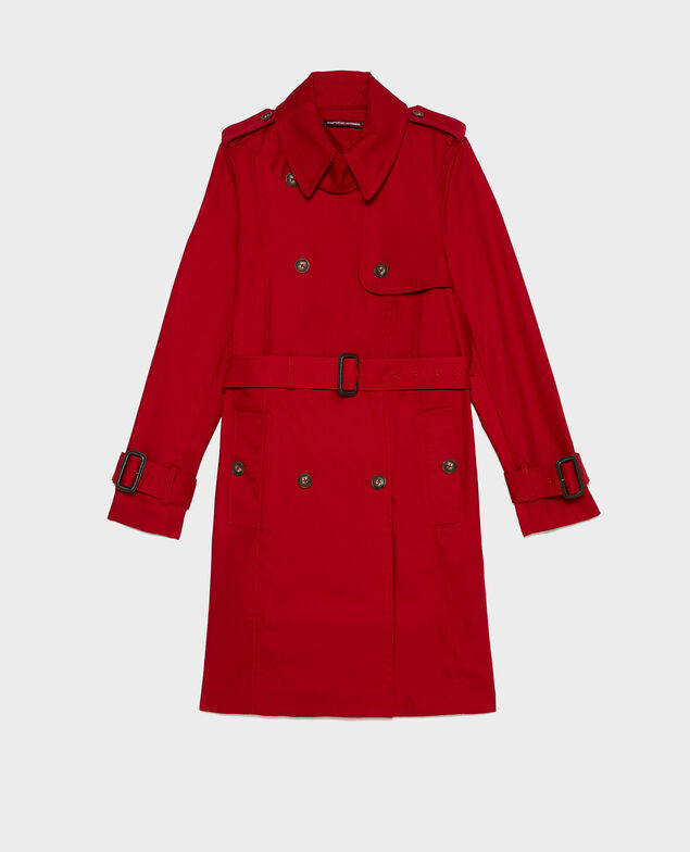 CATHERINE - Iconic trench Royale red