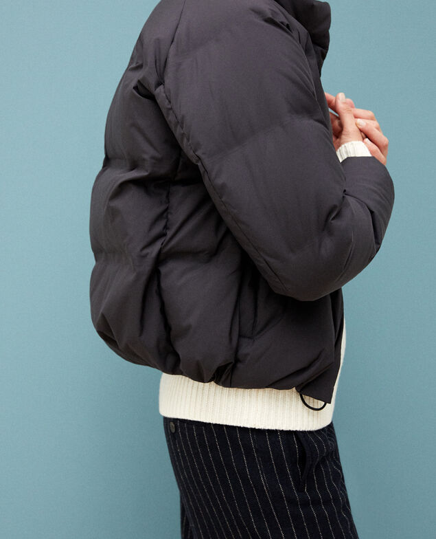 Cosy quilted down jacket  Noir