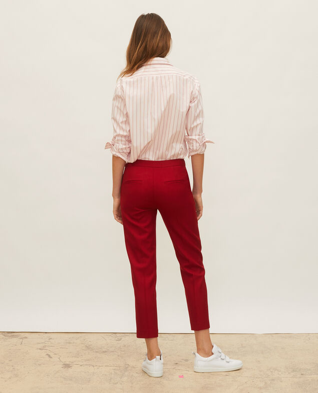 Cotton boyfriend shirt Popeline stripe3