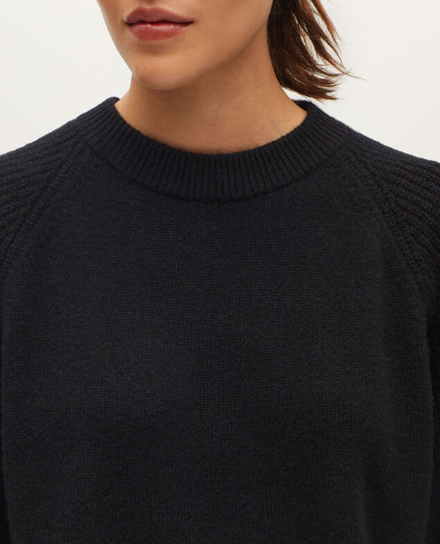 Cashmere jumper H091 black beauty