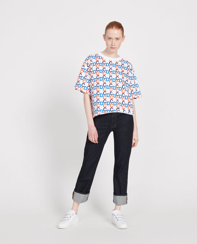 Cotton T-shirt Optical white