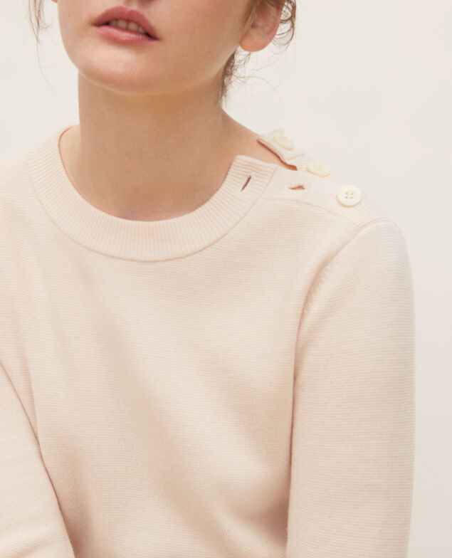 Striped wool jumper Gardenia