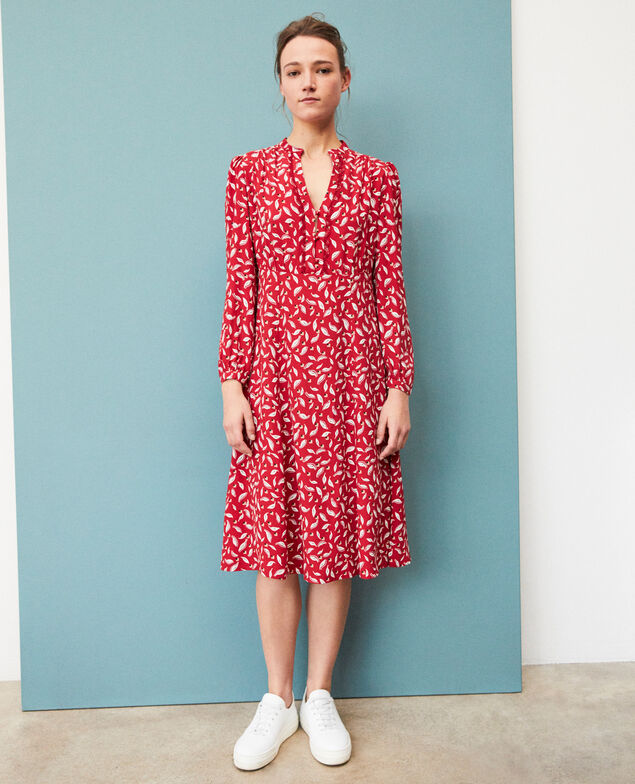 Tunic dress Earth red