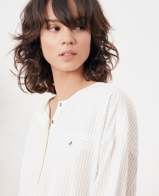Striped tunic Off white/navy stripes