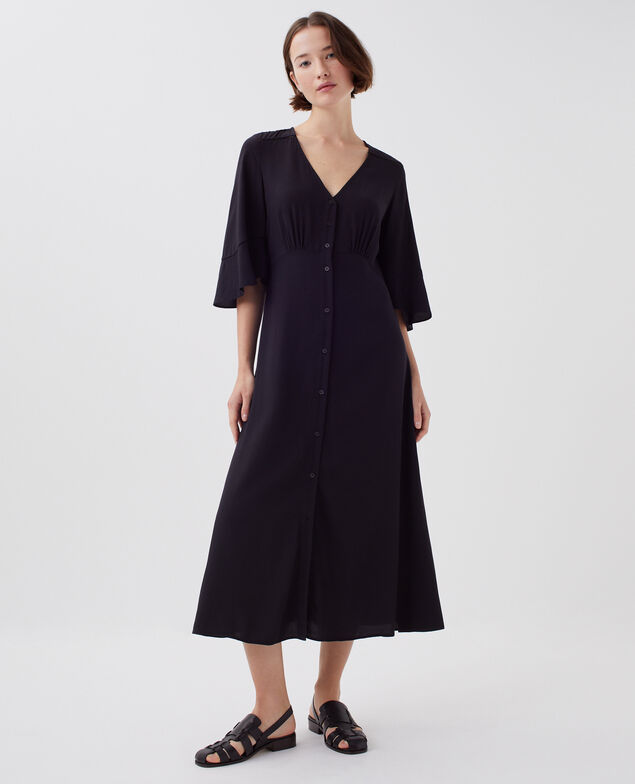 LUDIVINE - Floaty maxi dress H091 black beauty