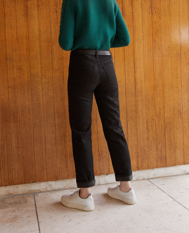 Real straight jeans Black
