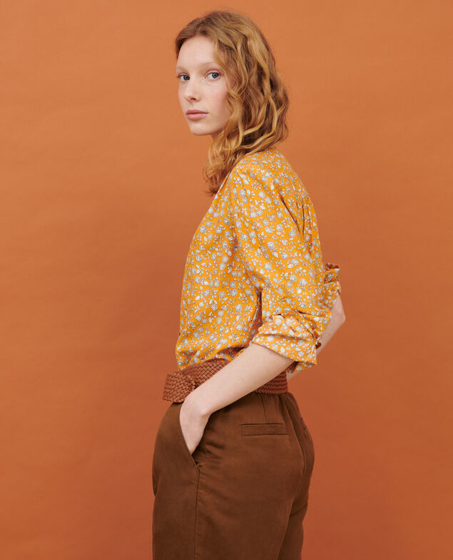 Loose shirt 96 print orange