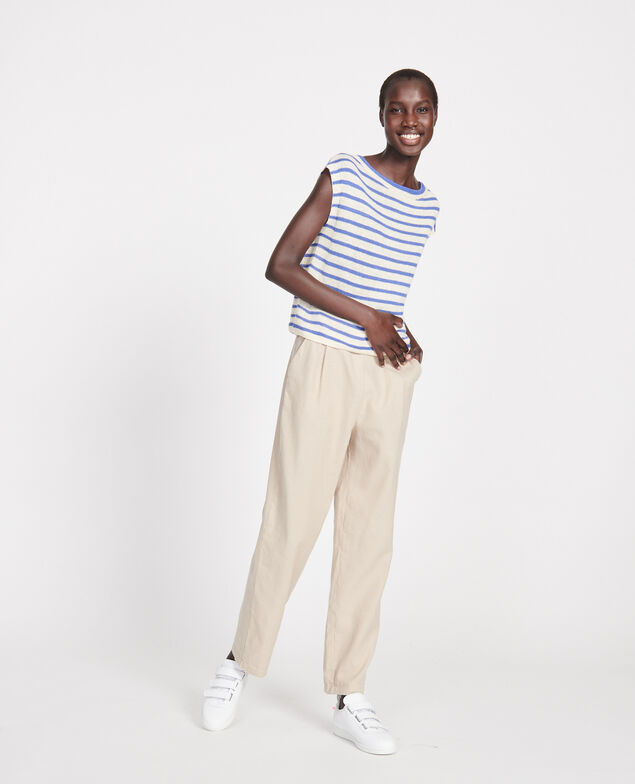 Linen tank top Str butter amparo