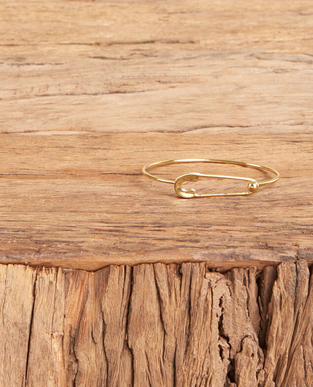 Safety pin bracelet Gold