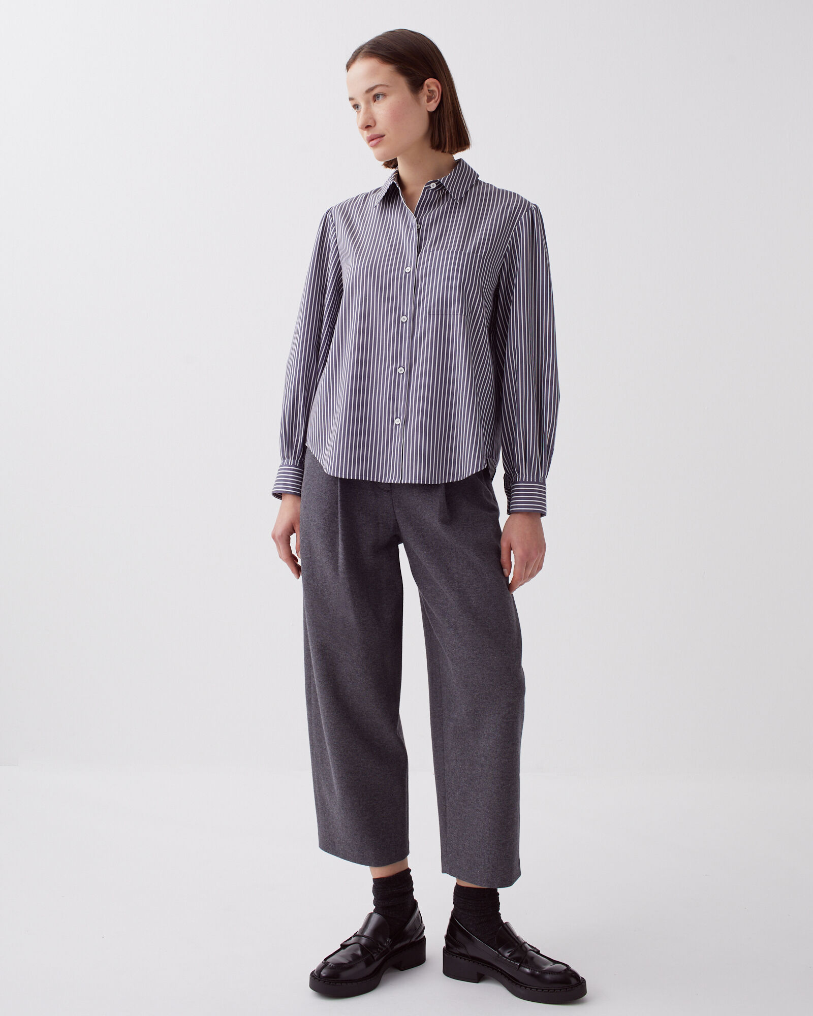 Cotton shirt st blue white - Comptoir des Cotonniers