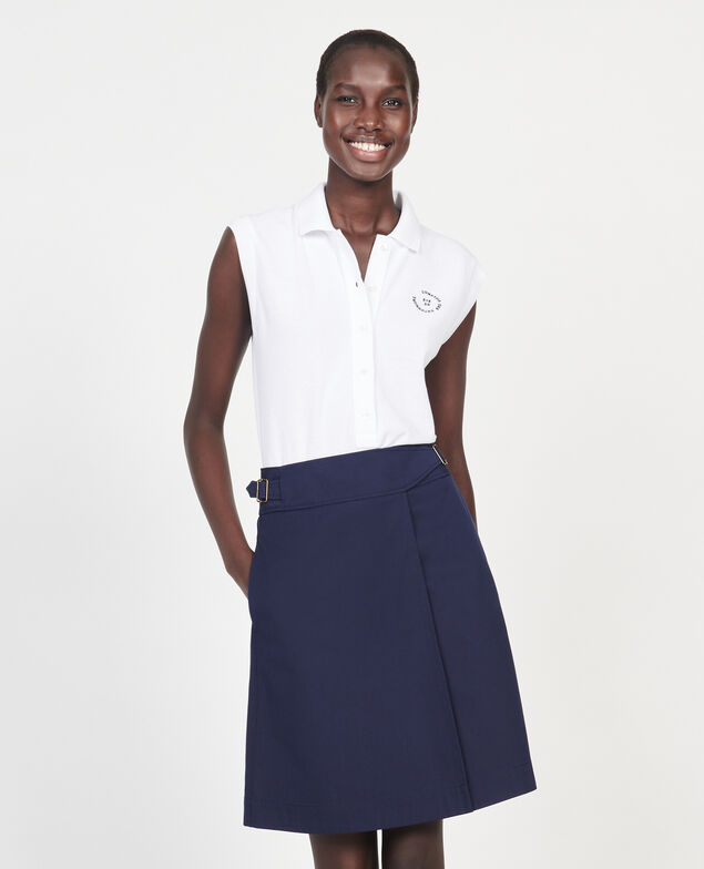 Cotton polo shirt Optical white