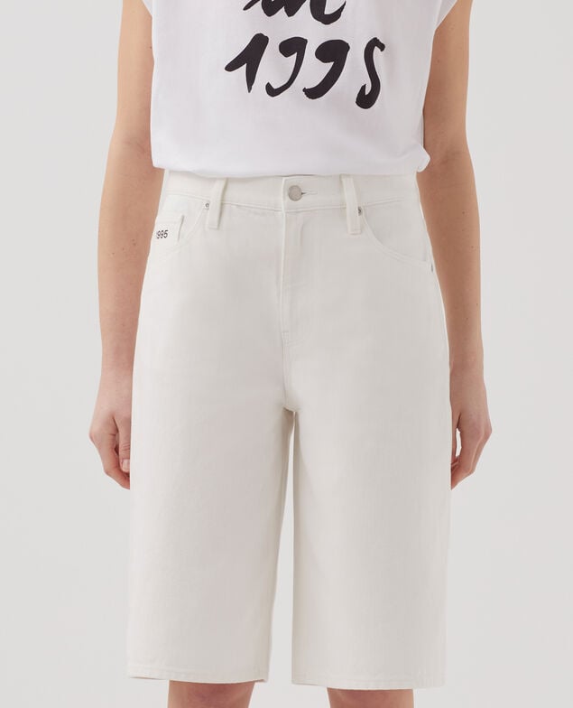 Cotton skort H003 white