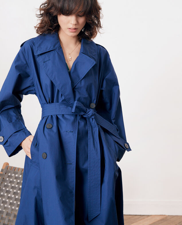 Light trench coat Indigo