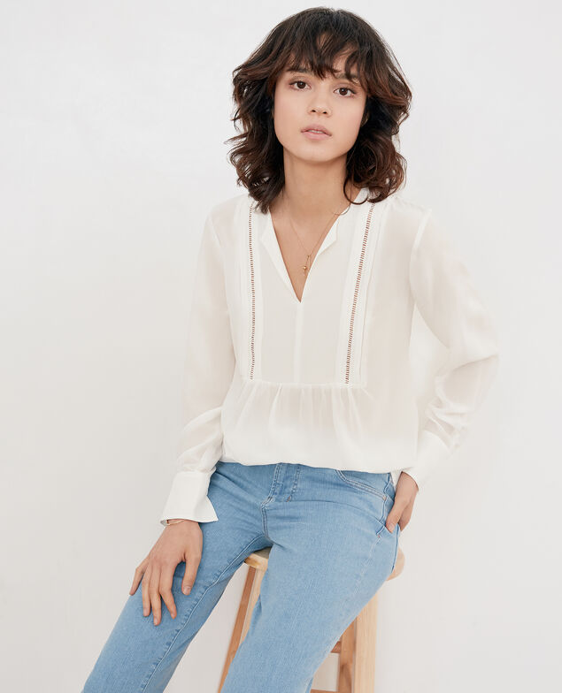 Silk blouse Off white
