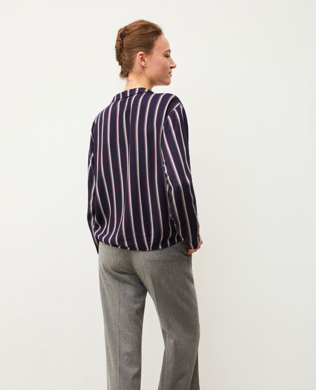 Pyjama-style shirt Blue