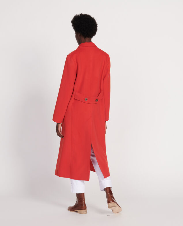 Long coat Fiery red